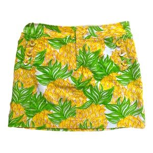 LILLY PULITZER GOIN BANANAS MINI SKIRT SIZE 10 🍌